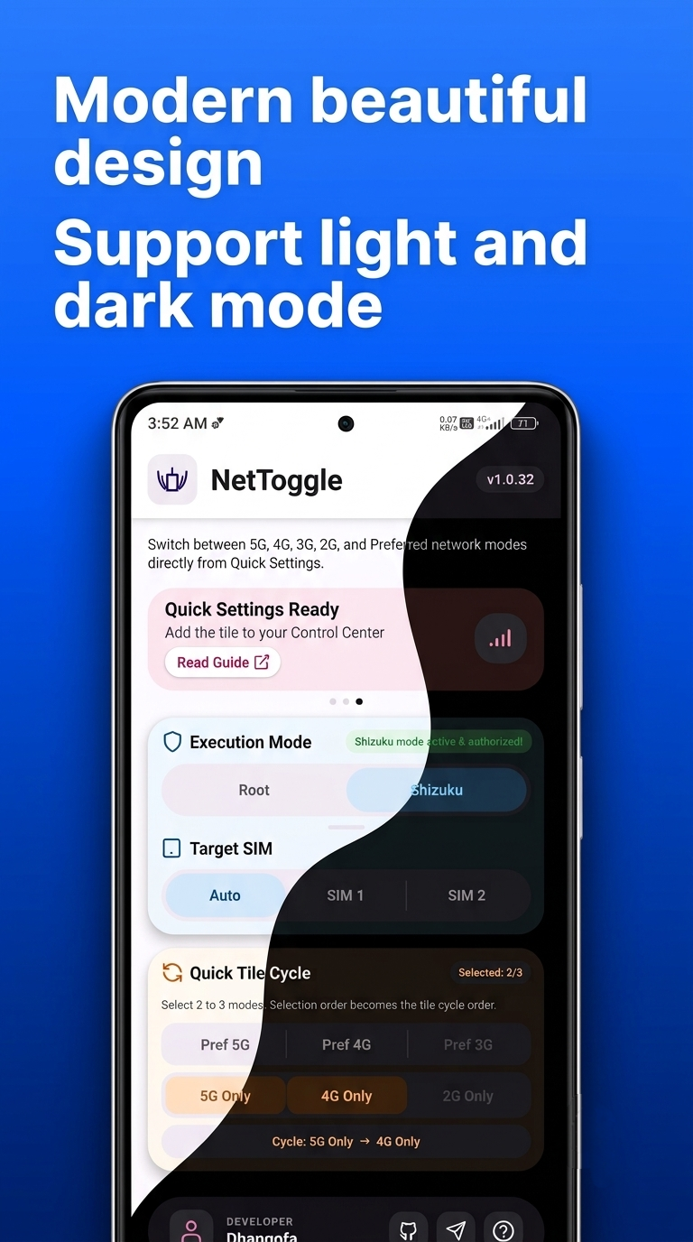 NetToggle screenshot 1