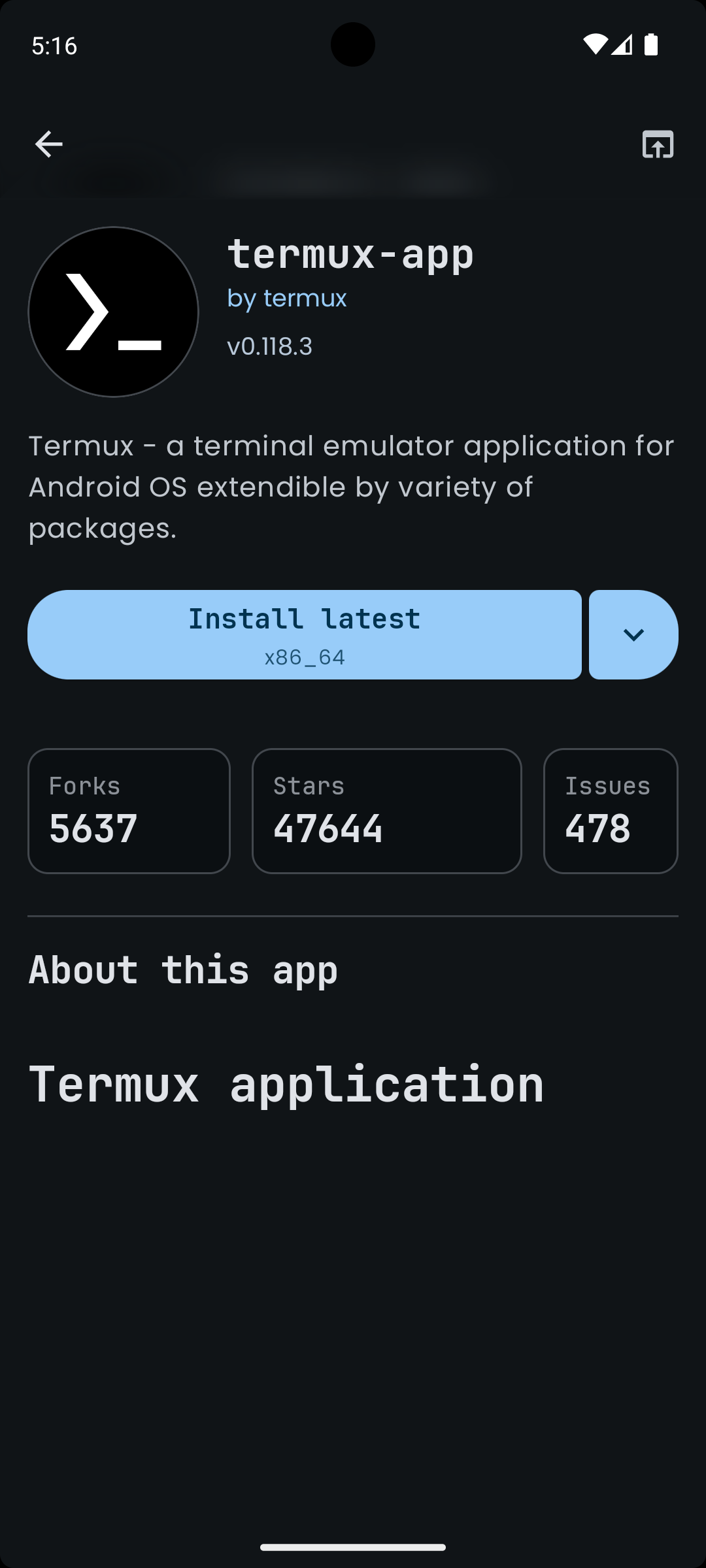 GitHub-Store screenshot 1