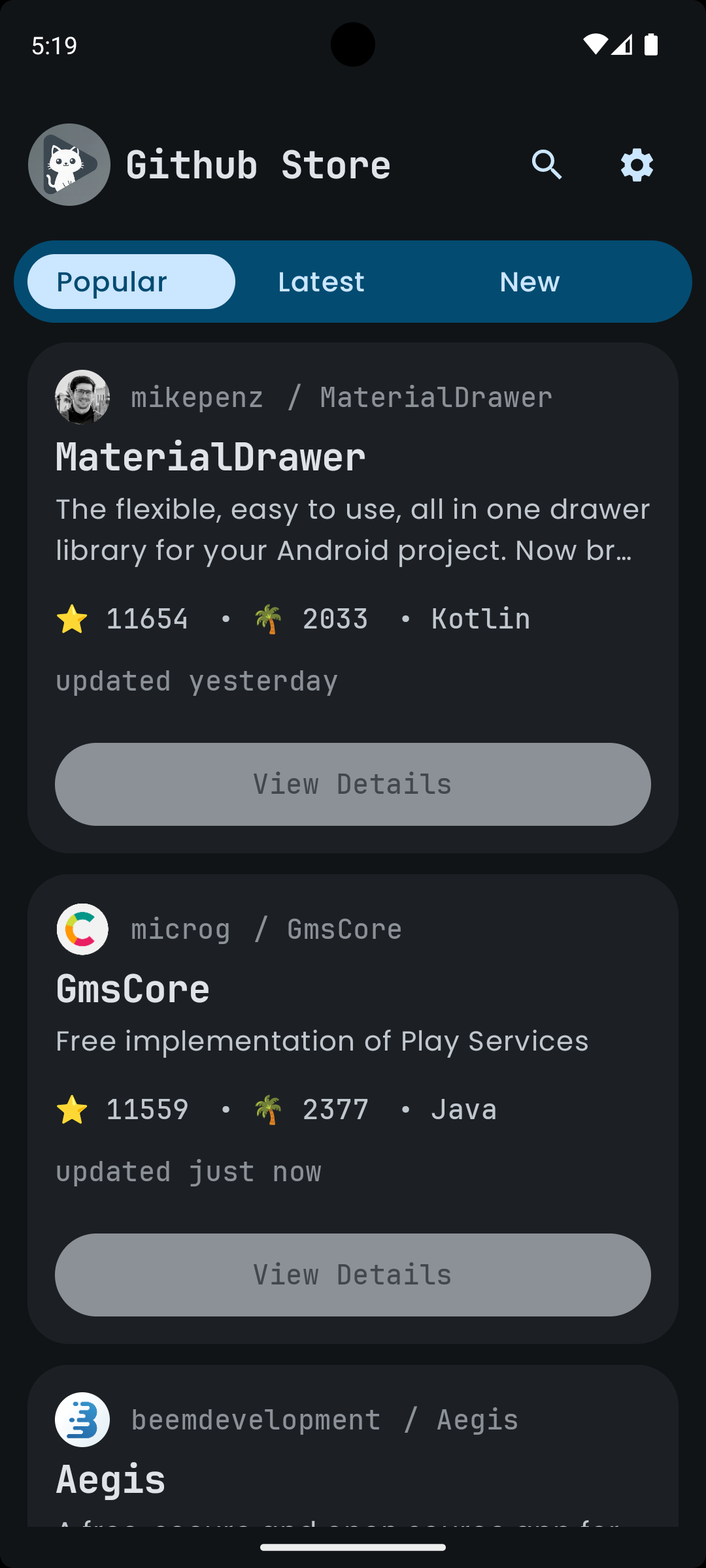 GitHub-Store screenshot 3